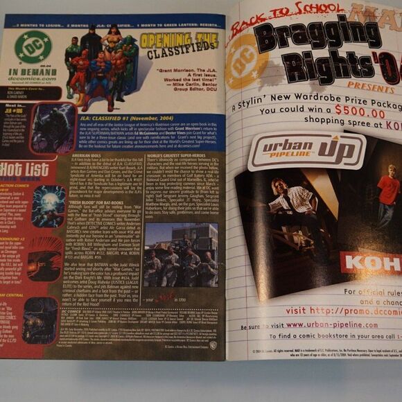 2 Issues JLA 2004 Justice League Of America #100 Schism #105 Womans Work - Picture 5 of 10